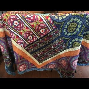 Anthropologie twin bed set